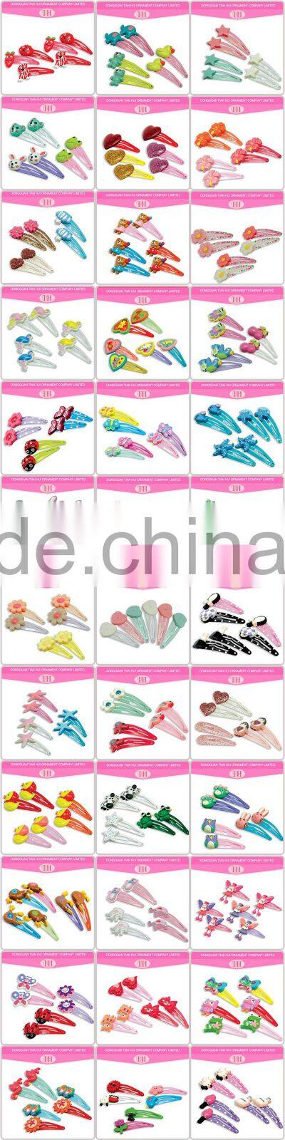 traditional bulk hair accessories different colors magnetic resin flower hair clip