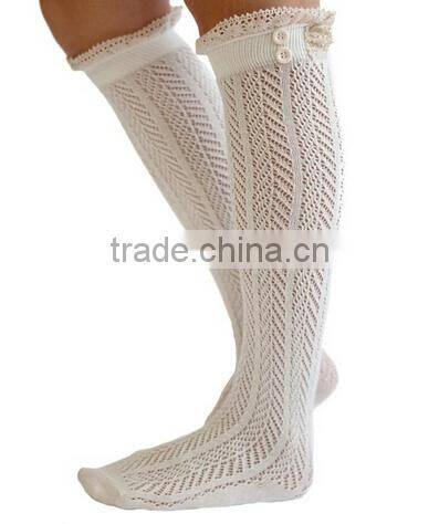 Black Friday color Button down Leg warmers lace boot cuff socks legwarmers womens knit leggings at stock