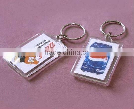 Best Promotion Gifts Plastic Key Chain Acrylic key hiolders