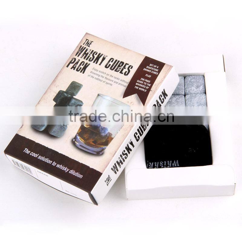 FDA certificated gray whiskey rocks chilling ice cubes