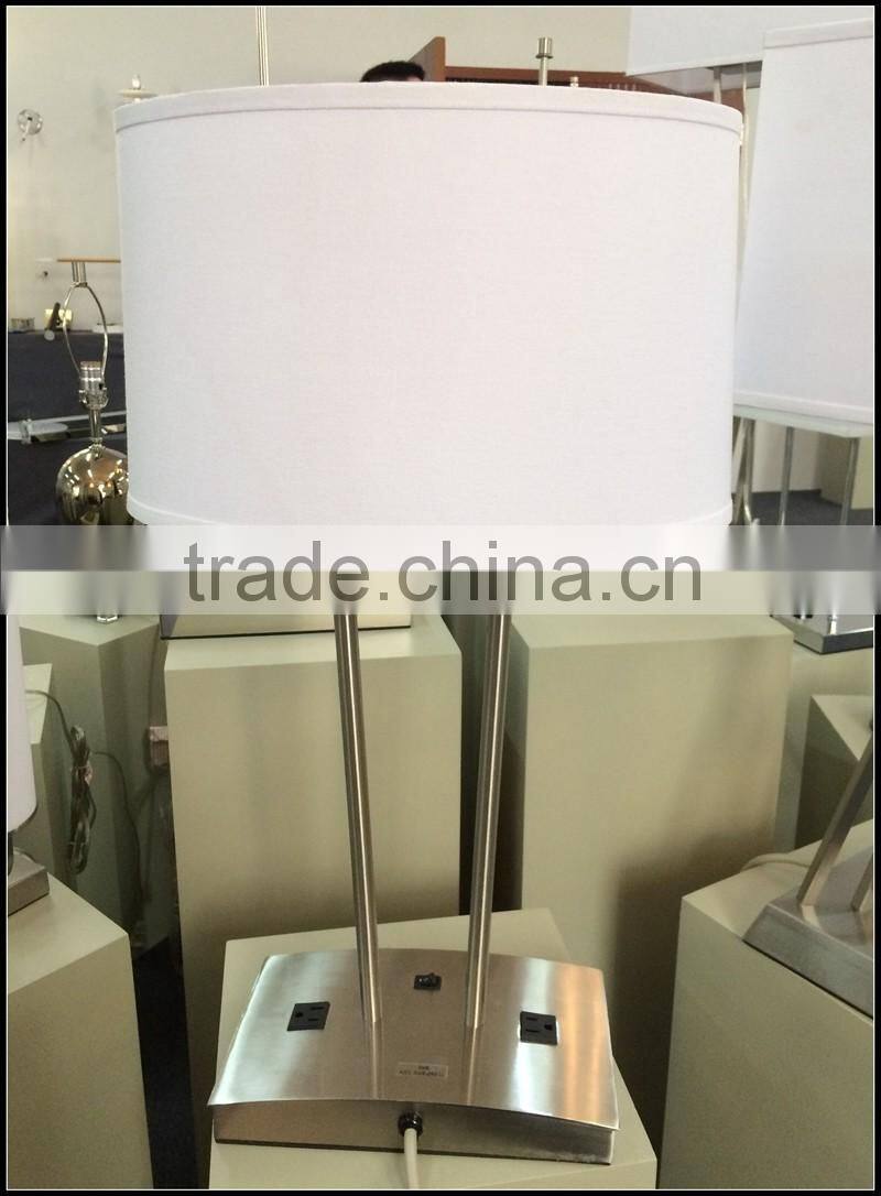 UL Approved Hotel Room Table Lamp / Bedside Lamp Fixture