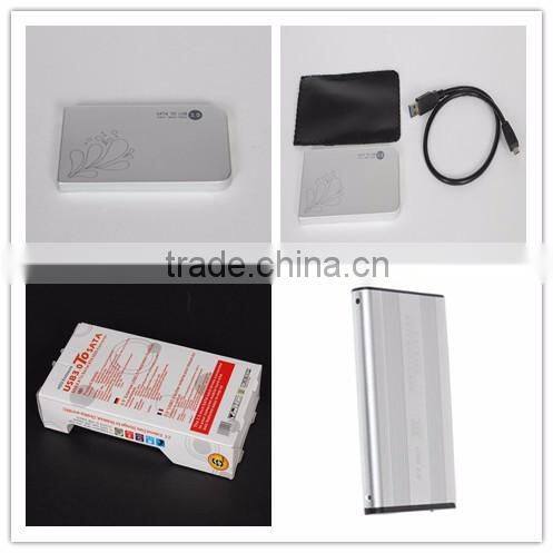 USB 3.0 HDD Hard Disk Drive External Enclosure 2.5 Inch SATA Case Box Shell with a 1tb hard disk drive