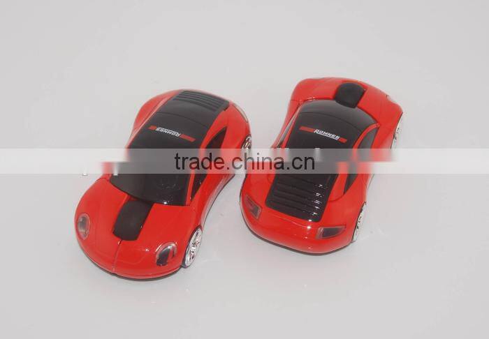 Customized Promotional Gift Laptop 2.4G wireless Car Shape Mouse