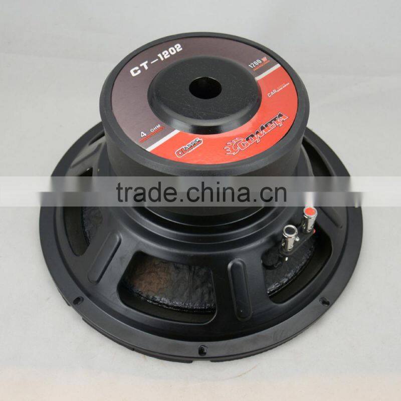 Cometa CT-1202 4 ohm,1200W power subwoofer/subwoofer car audio