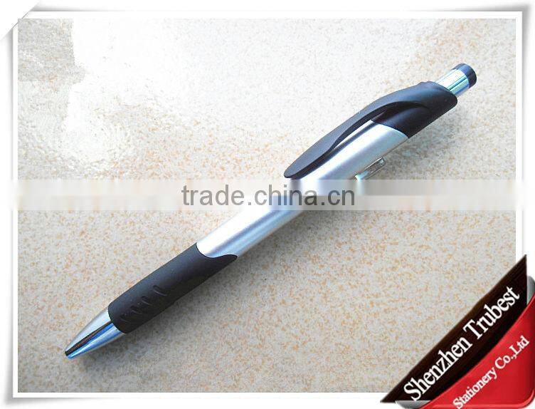 Fashion design hot sell cheap plastic ball pen with logo