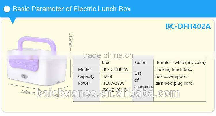 mini electric heat food container personal hot food warm box