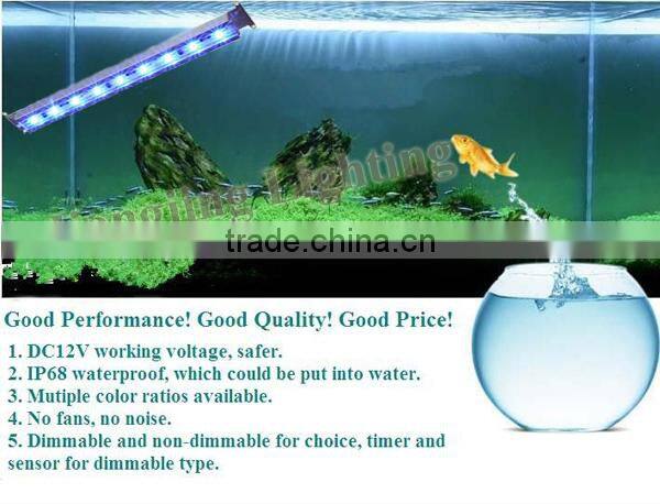 2015 4ft coral reef/saltwater/freshwater blue white marine led aquarium light bar 430-460nm