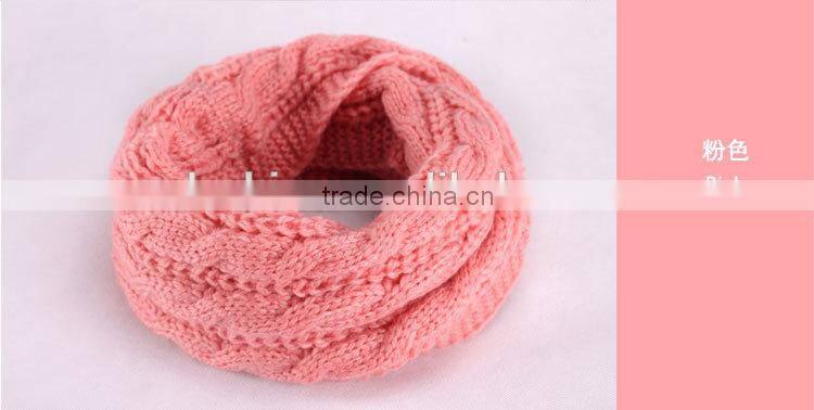 New product high quality infinity scarf knitting pattern WJ-645