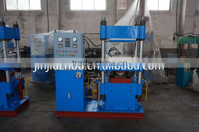 On pressure plate vulcanizing press for rubber tile production line / rubber tile press machine