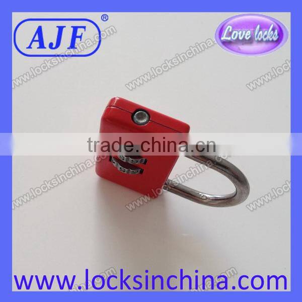 2015 AJF mini cute luggage combination lock