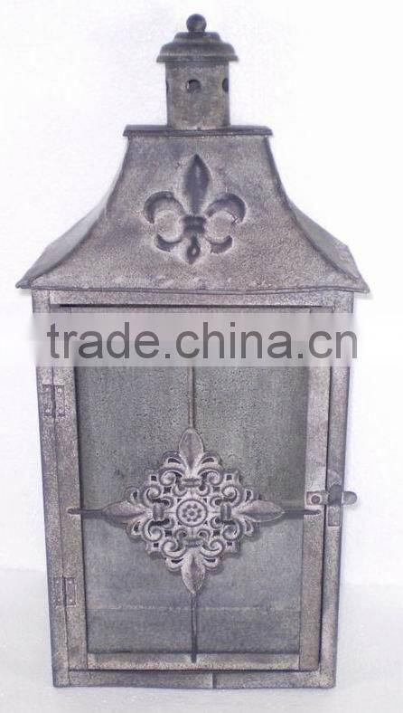 KS4283F- rectangle metal candle lantern