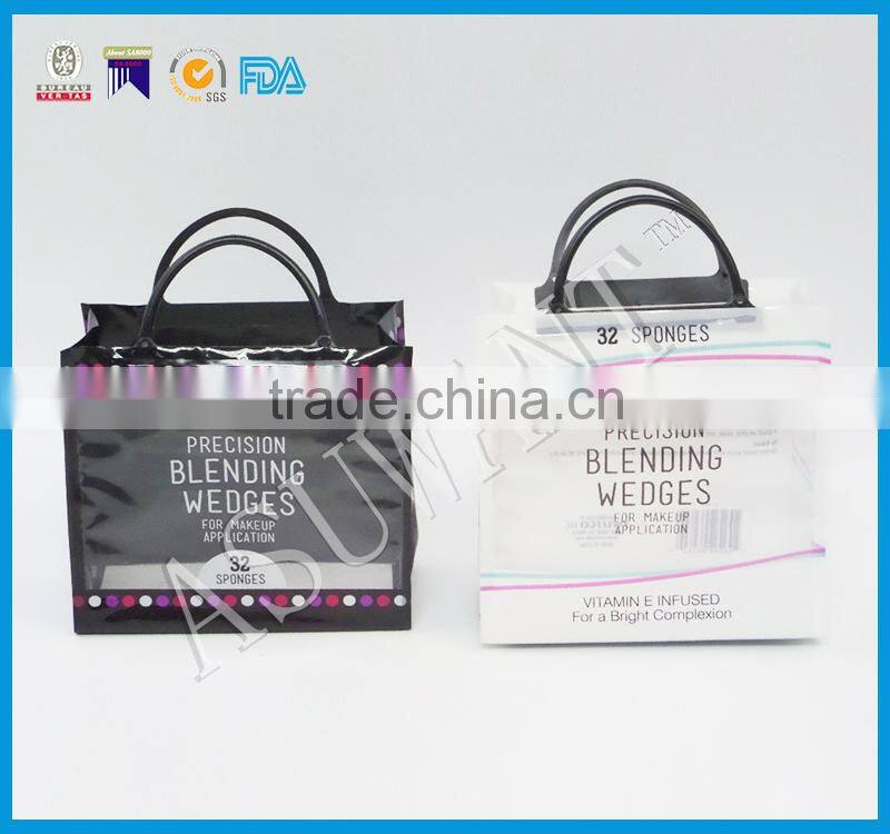 Custom Design Gift dedicated hard plastic Portable shopping bags