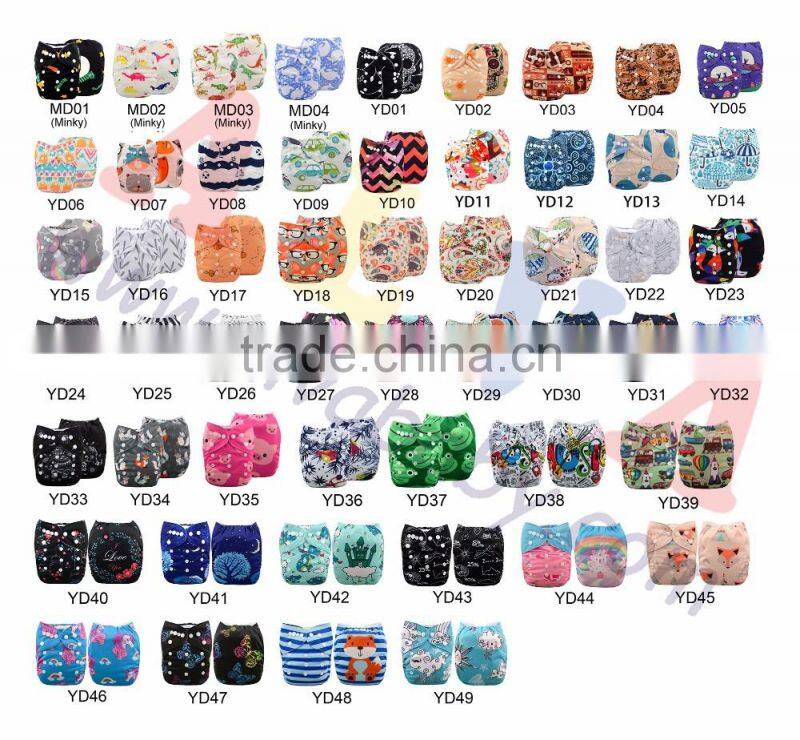 Alva New Butterfly Design One Size Adjustable Baby Cloth Diapers Manufacturer