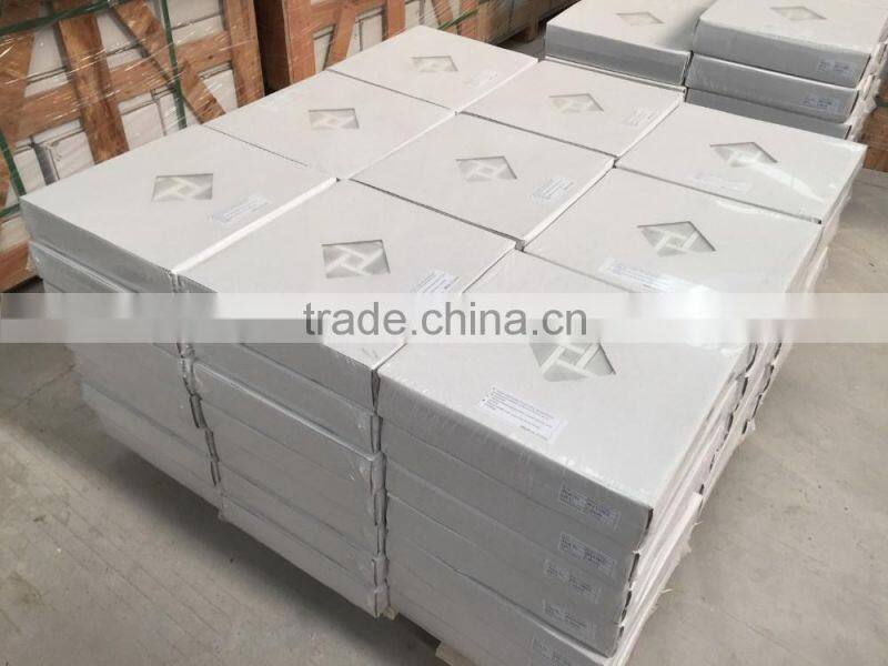 Bianco carrara white marble random strip mosaic tile