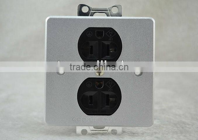 EX-126HE-S OFC Silver Plated High level AC Wall Socket