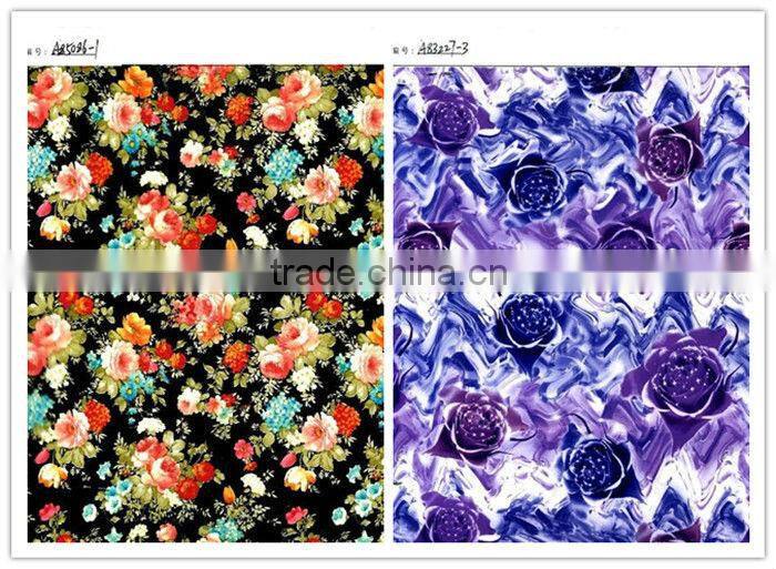 Flower design leather hot foil printing