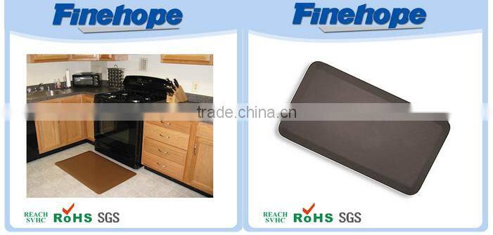 Anti Fatigue Mat Kitchen PU Polyurethane Foam Waterproof Washable Anti Fatigue Slip Kitchen Mat Fireproof Customize Manufacturer