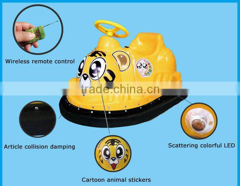 CE-Engineering plastic 2015 New style Animal Bumper Car battery operated toy car