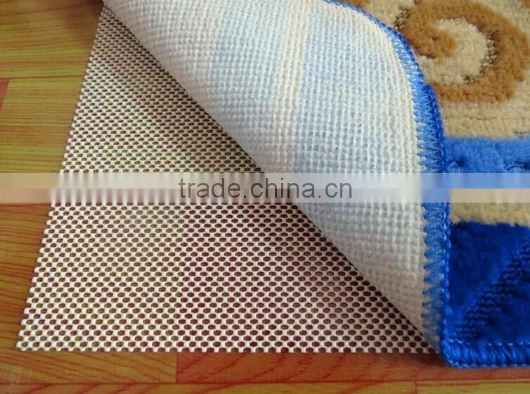 Cixi waterproof PVC non slip rug pad / high quality carpet underlay