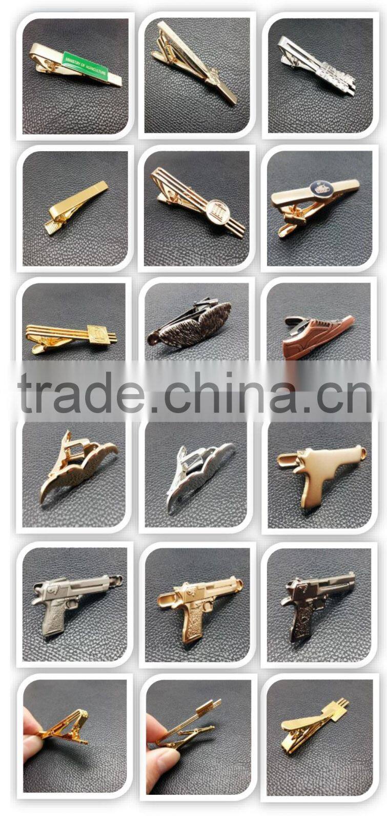 Unique promotional metal tie pin with custom logo
