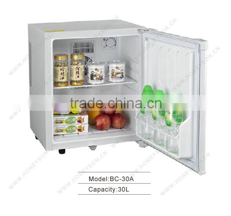 Hotel mini cooling fridge with solid door or glass door for options