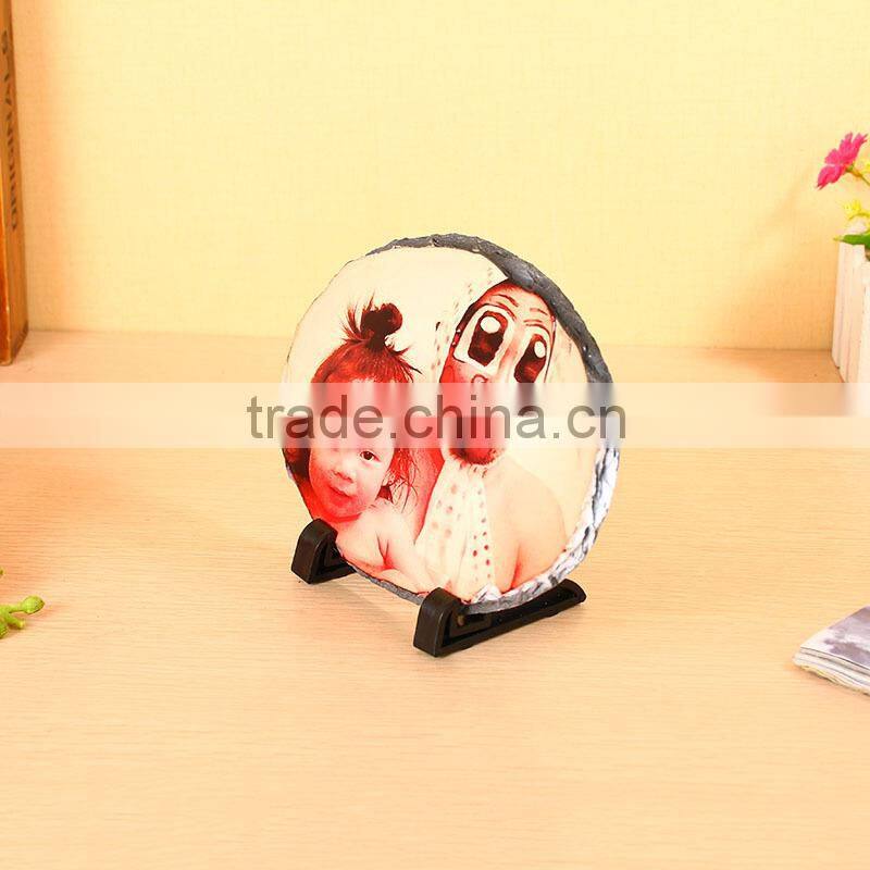 Stone photo frame with oval shape, SBH-06 15x20cm