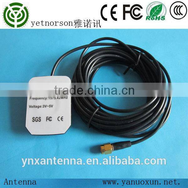 2015 hot sale 28dbi passive omni car indoor gps with external antenna for navigator