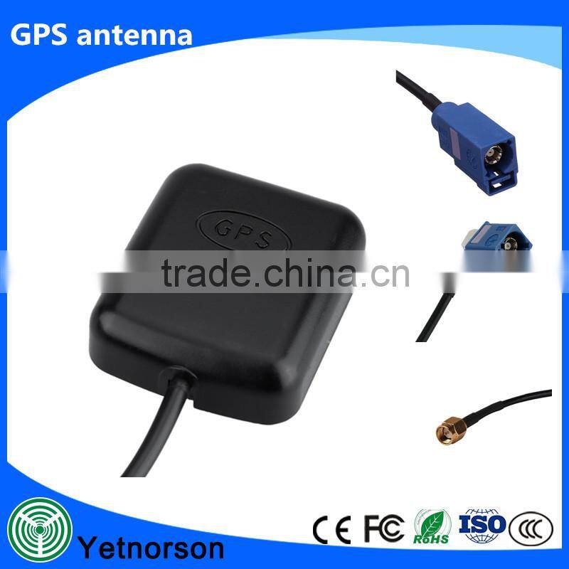 Mini GPS Antenna Fakra RA with 5m cable for MFD2 RNS2 RNS-E MFD 2 VW SAT NAV Mini GPS Antenna with Fakra Antenna Aerial Booster