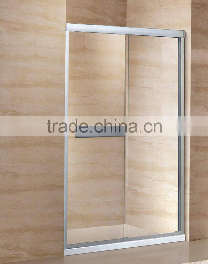 bathroom sliding glass screen shower door D816