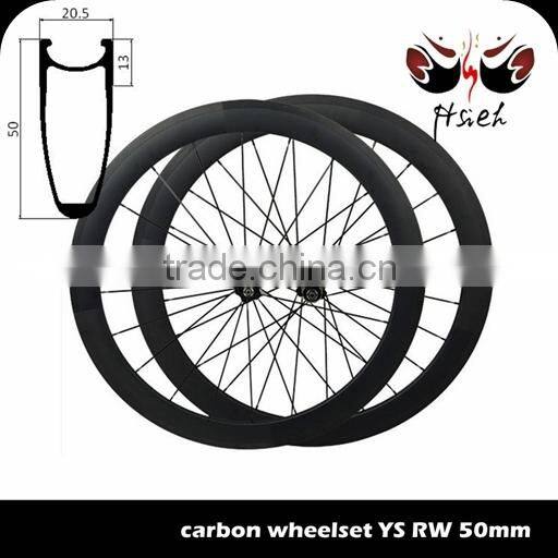 700C 50mm carbon lightweight wheels clincher, tubeless carbon lightweight wheels road bike wheels