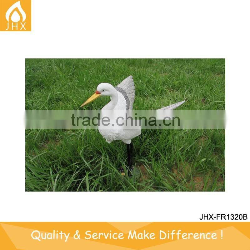 JHX Ready To Fly Garden Statue Crane
