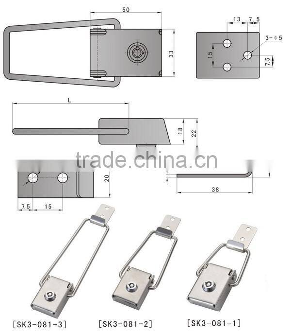 SK3-081Toggle Latch Stainless steel locking draw latch