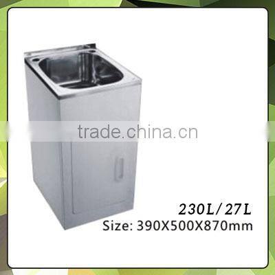 304 stainless steel laundry sink cabinet 230L