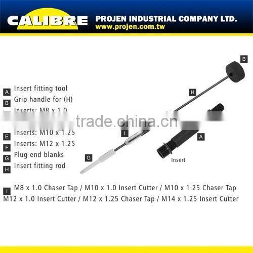 CALIBRE 31pc 8, 10, 12mm Glow Plug Thread Repair Set