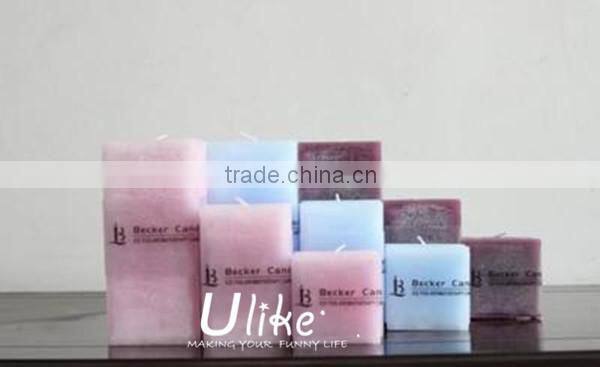 rectangular shape candle decoration candle