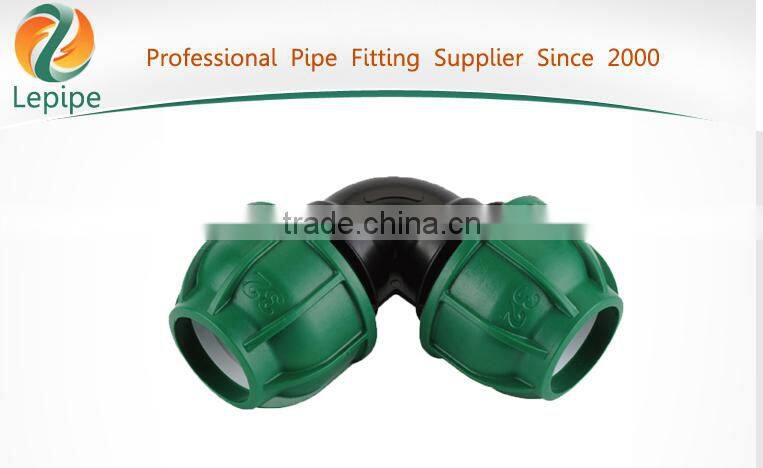 Female Run Tee Compression Fitting elbow