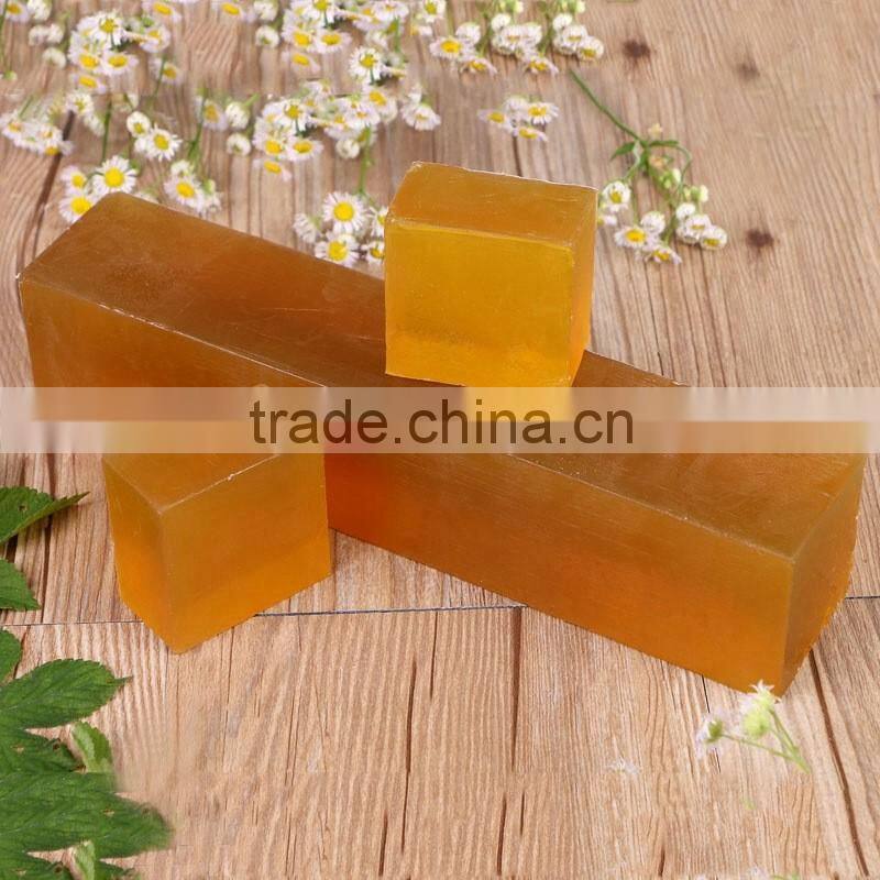 Z0156 China Manufacturer Solid Form Glycerine Transparent Honey Soap