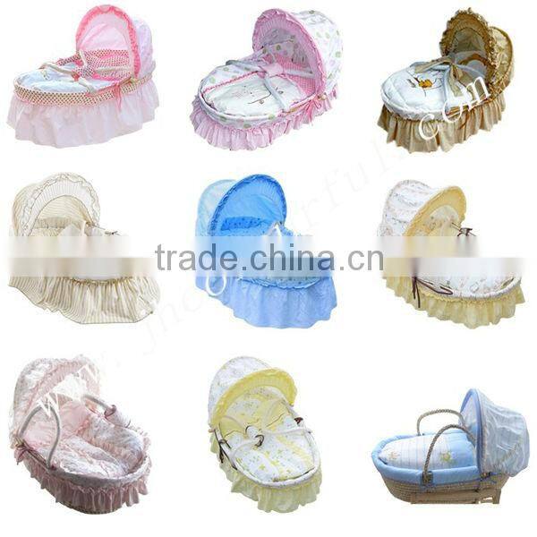 hot sale baby swing bassinet in cute bear embroidery