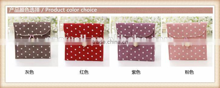 2014 new designed wholesale canvas coin purse wallet