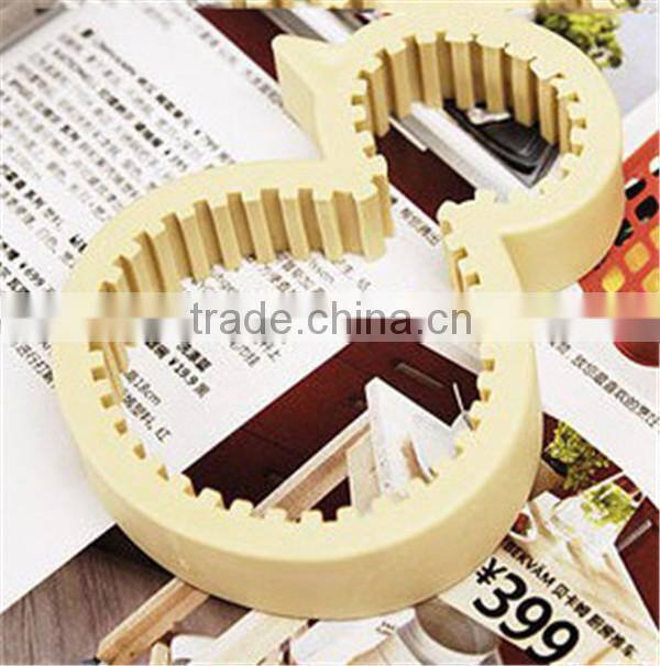 Custom logo cute shape safe silicone can opener for canned food for promotion