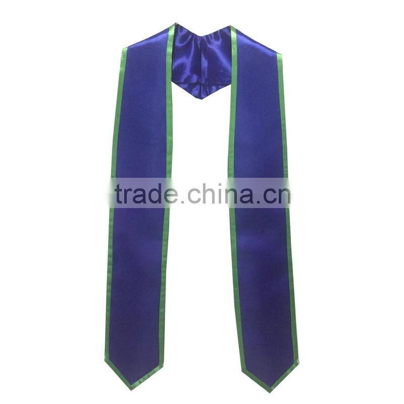 Trimmed graduation stole