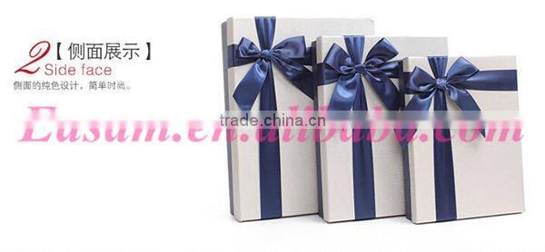 Wholesale custom gift packaging box rectangle shape hard paper gift box design