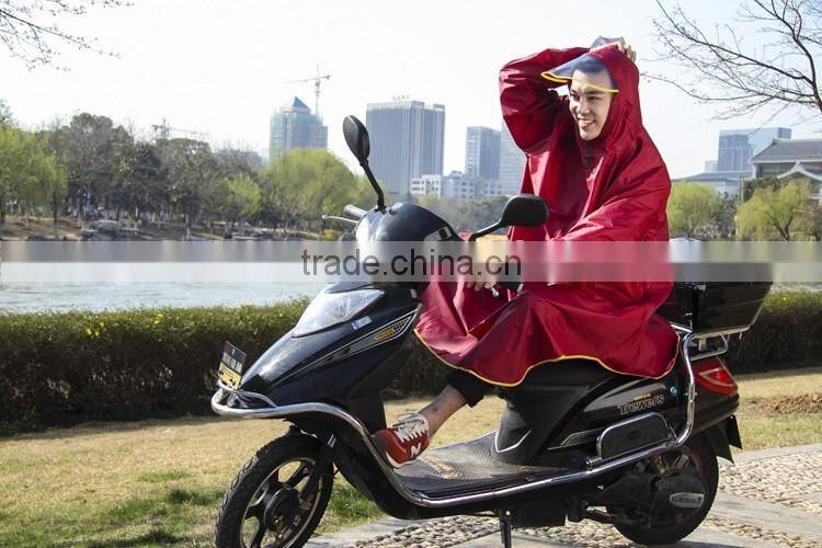 2016 Fashion Windproof motorcycle raincoat poncho