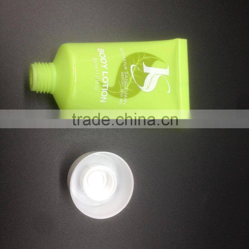 UV printing palstic squeeze packaging tube with screw cap