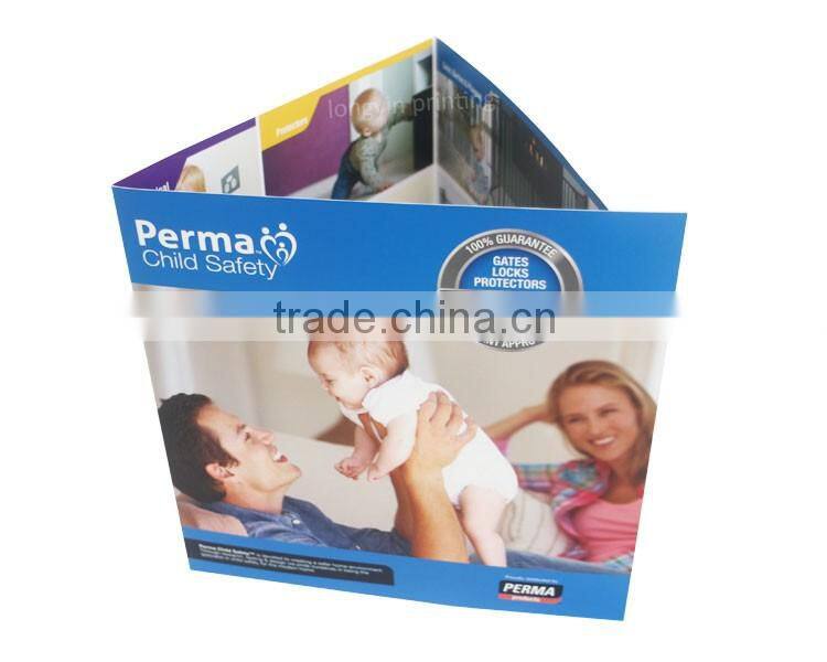 Full color flyer, leaflet, folding printing in China