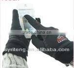 childrens girls boys leather wool touch screen glove