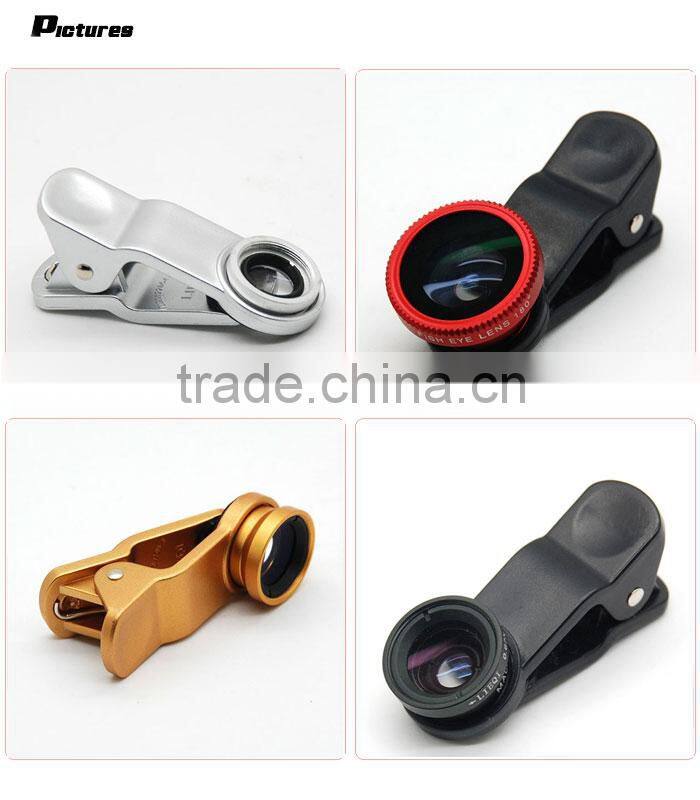 fisheye+macrol +wide angle lens mobile phone lens for iphone