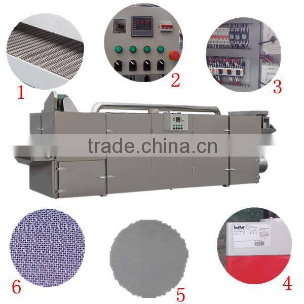 Conveyor Low Temperature Forced Air Circulation Steam Oven Dryer