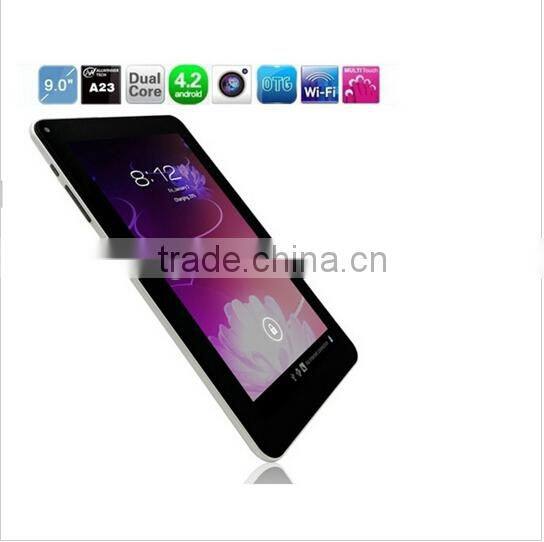 9inch Q88 Allwinner A23 Dual core Android 4.2 Bluetooth cheapest tablet pc