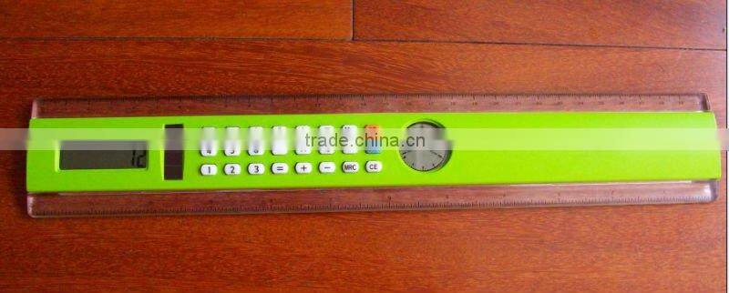 promotion gift solar rubber ruler calculator